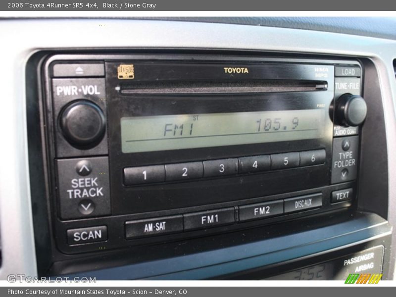 Black / Stone Gray 2006 Toyota 4Runner SR5 4x4