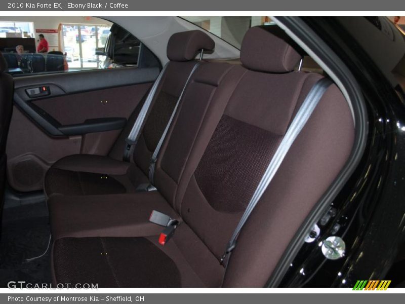 Ebony Black / Coffee 2010 Kia Forte EX