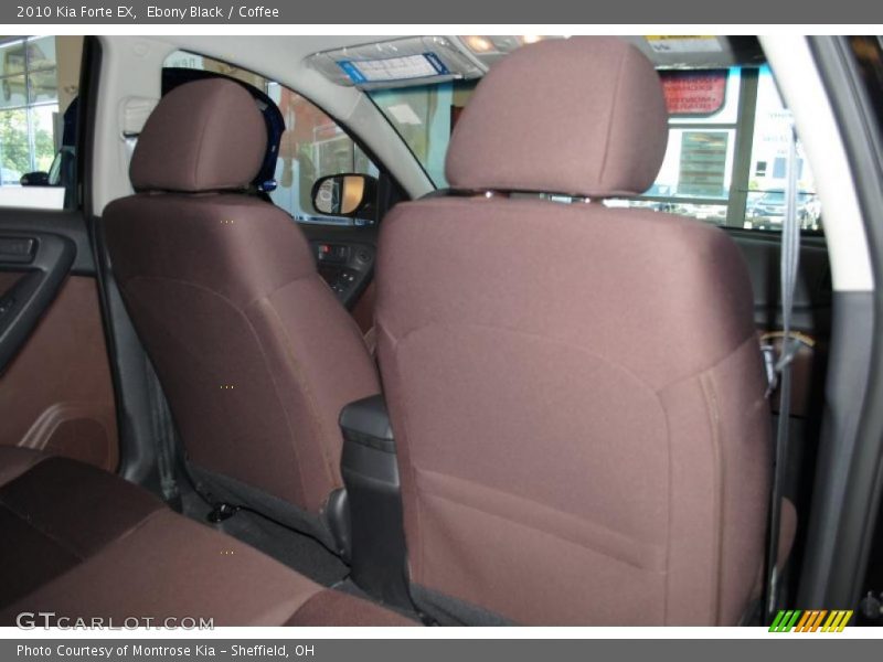 Ebony Black / Coffee 2010 Kia Forte EX