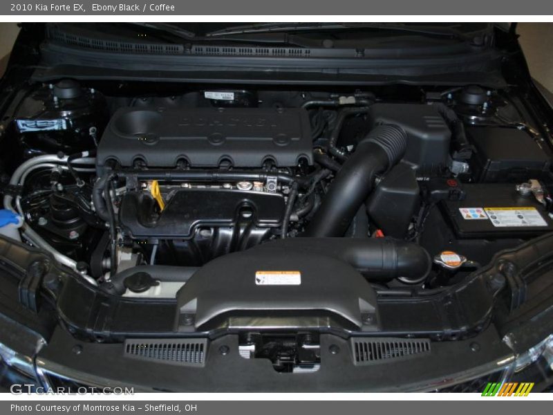 Ebony Black / Coffee 2010 Kia Forte EX