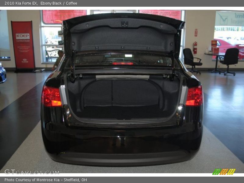 Ebony Black / Coffee 2010 Kia Forte EX