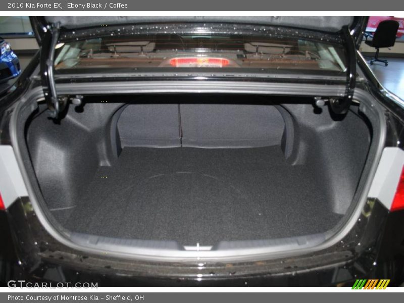 Ebony Black / Coffee 2010 Kia Forte EX