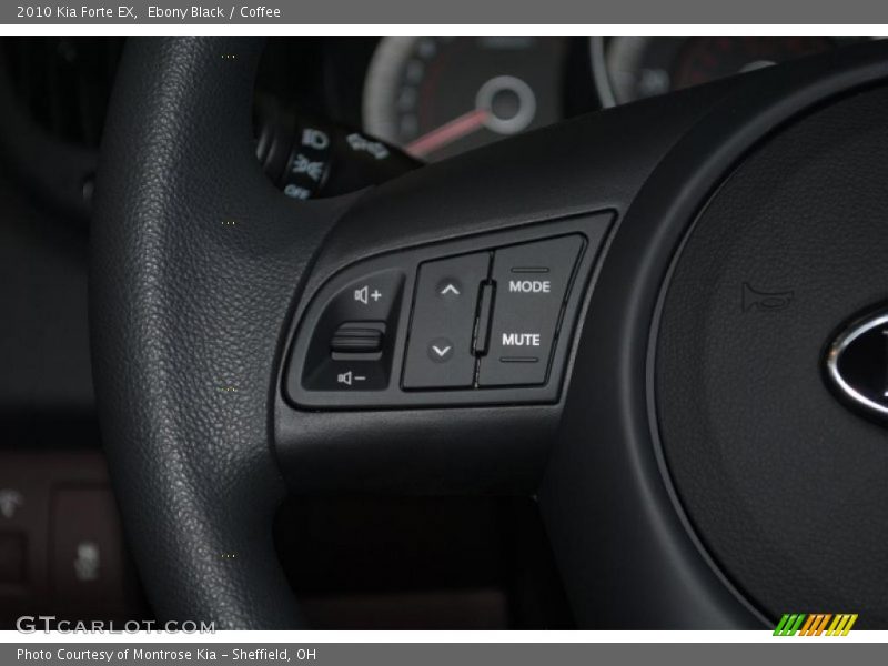 Ebony Black / Coffee 2010 Kia Forte EX
