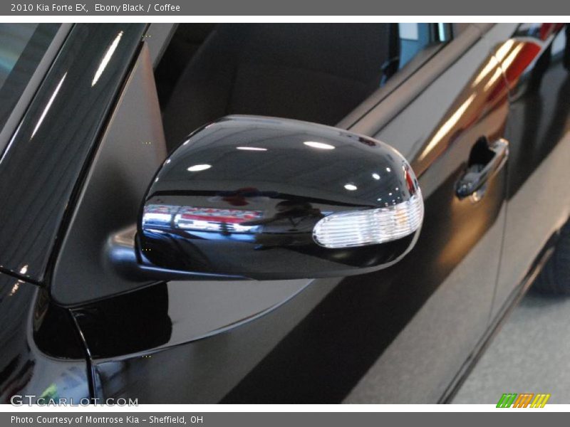 Ebony Black / Coffee 2010 Kia Forte EX