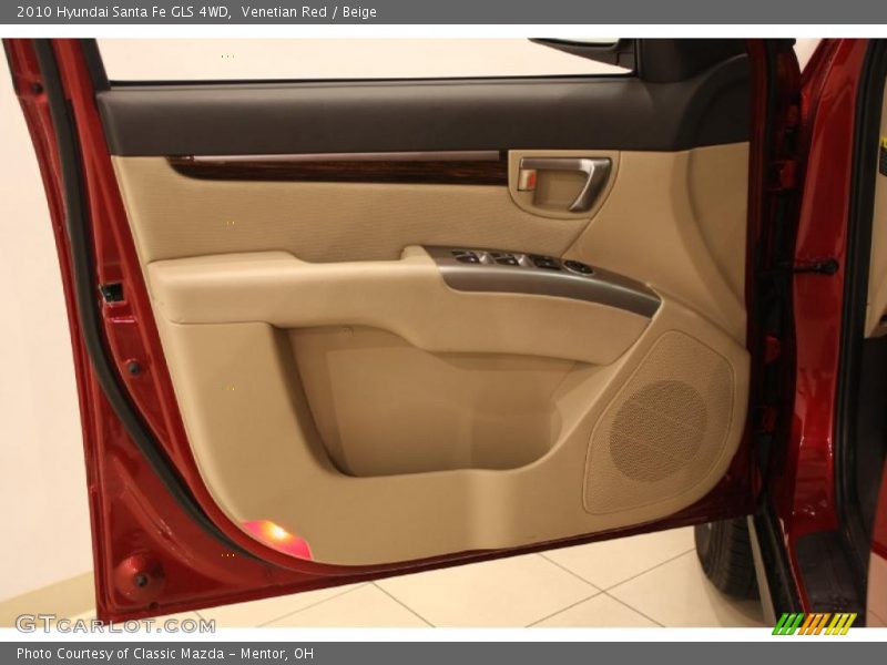 Venetian Red / Beige 2010 Hyundai Santa Fe GLS 4WD