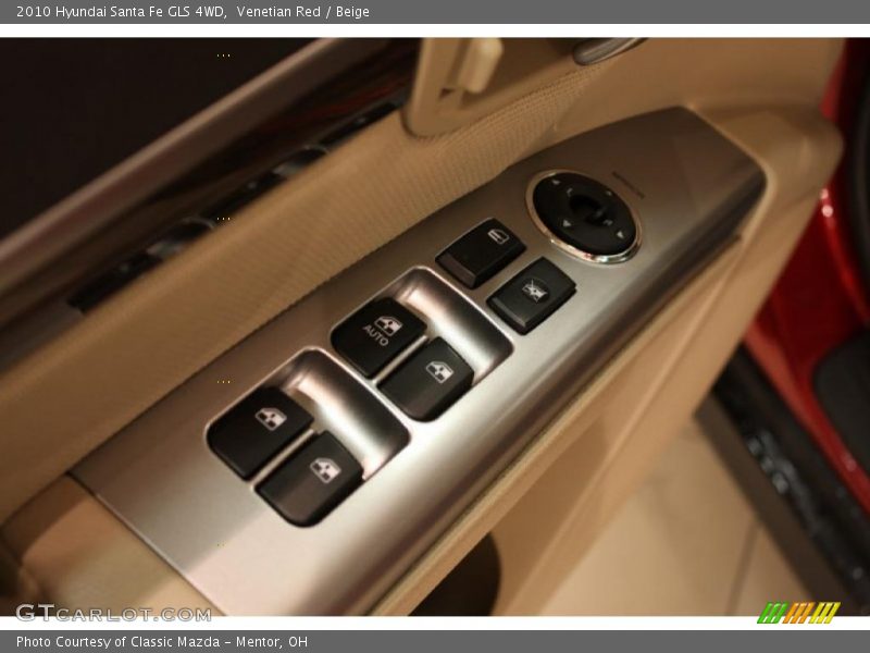 Venetian Red / Beige 2010 Hyundai Santa Fe GLS 4WD