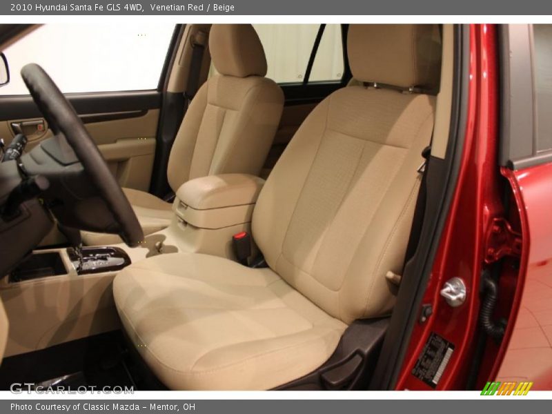 Venetian Red / Beige 2010 Hyundai Santa Fe GLS 4WD