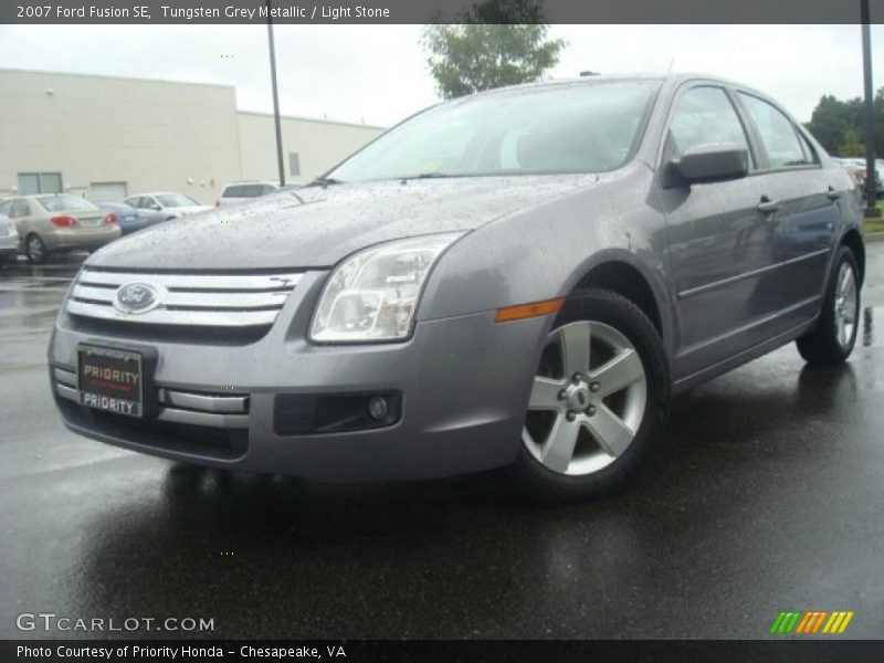 Tungsten Grey Metallic / Light Stone 2007 Ford Fusion SE