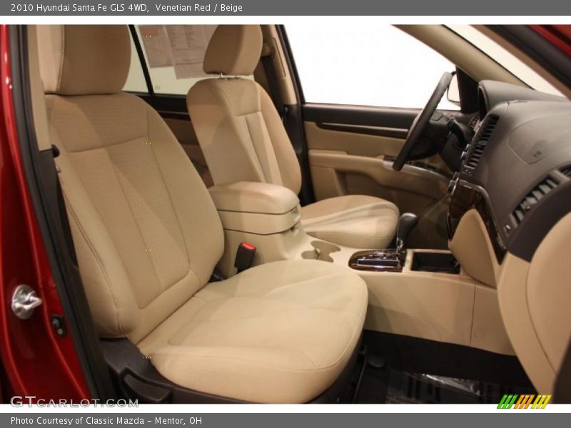 Venetian Red / Beige 2010 Hyundai Santa Fe GLS 4WD
