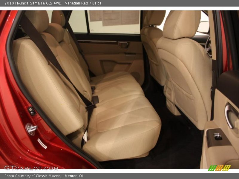 Venetian Red / Beige 2010 Hyundai Santa Fe GLS 4WD
