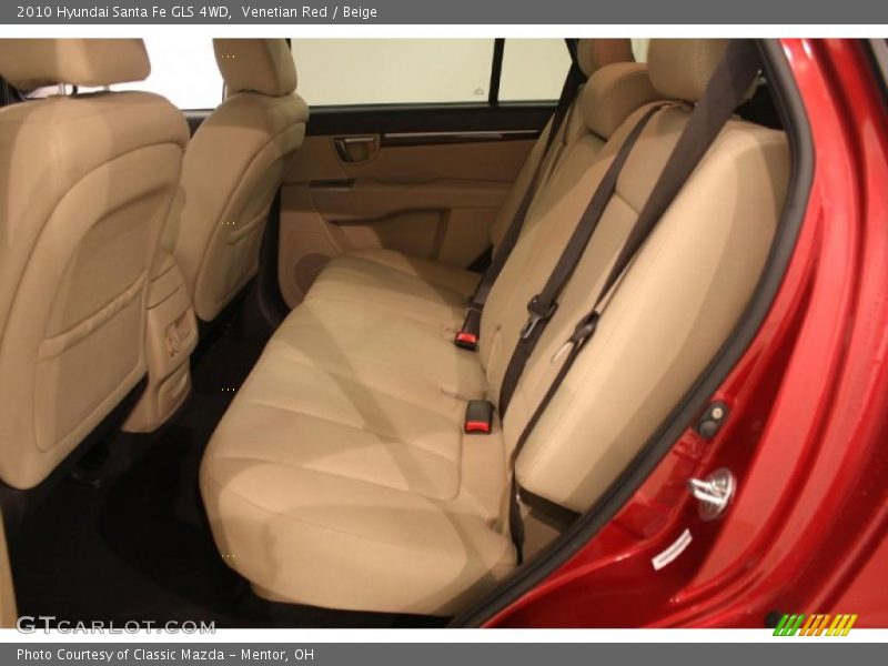 Venetian Red / Beige 2010 Hyundai Santa Fe GLS 4WD