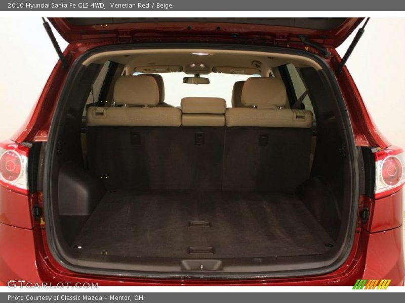Venetian Red / Beige 2010 Hyundai Santa Fe GLS 4WD