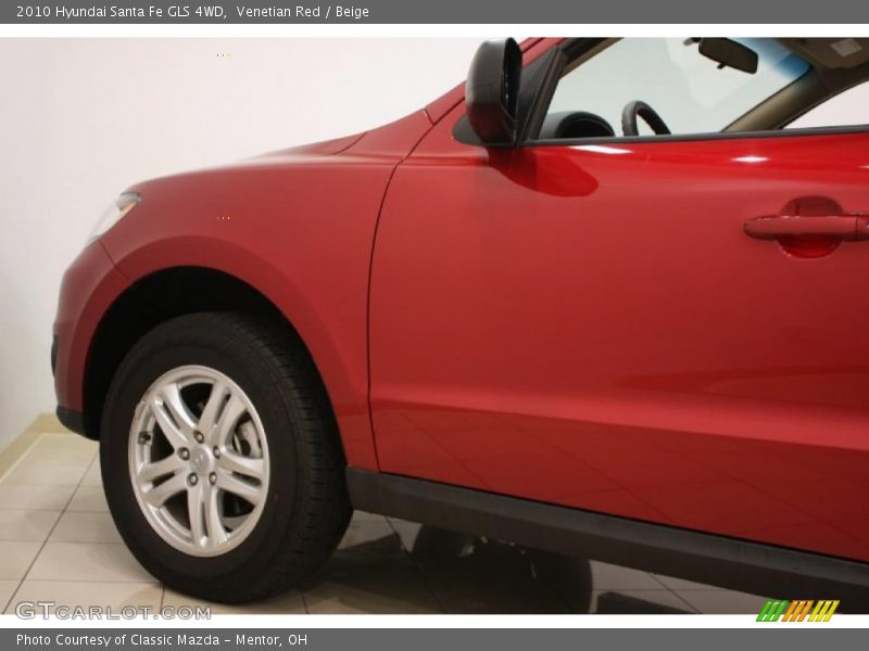 Venetian Red / Beige 2010 Hyundai Santa Fe GLS 4WD
