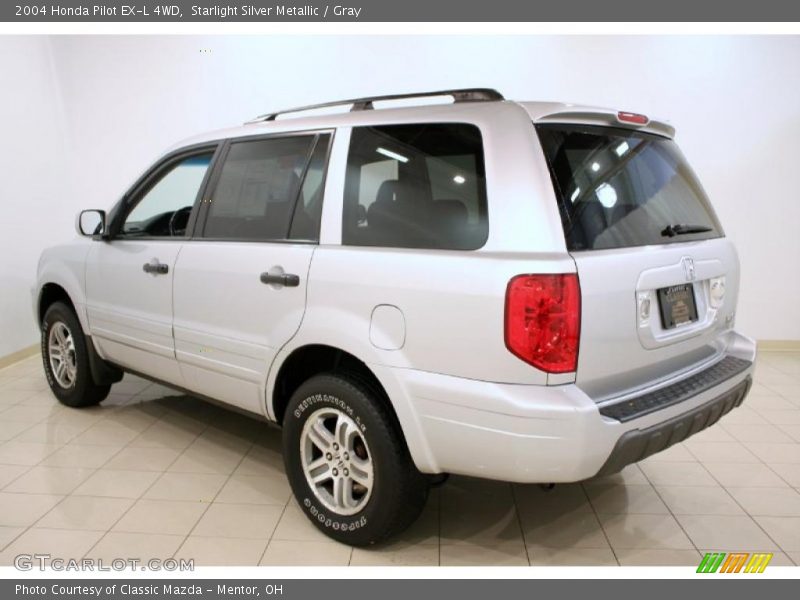 Starlight Silver Metallic / Gray 2004 Honda Pilot EX-L 4WD