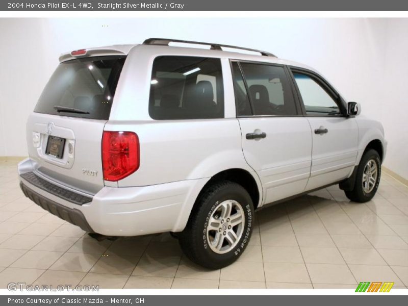 Starlight Silver Metallic / Gray 2004 Honda Pilot EX-L 4WD