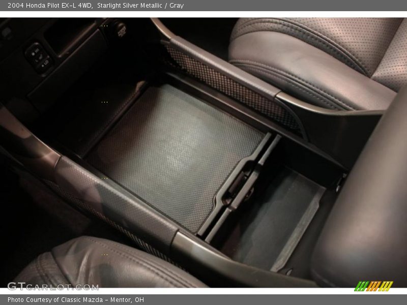 Starlight Silver Metallic / Gray 2004 Honda Pilot EX-L 4WD