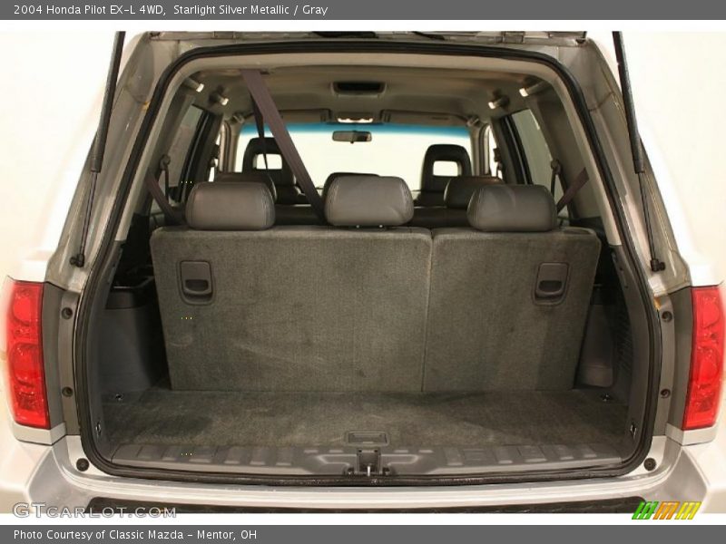 Starlight Silver Metallic / Gray 2004 Honda Pilot EX-L 4WD