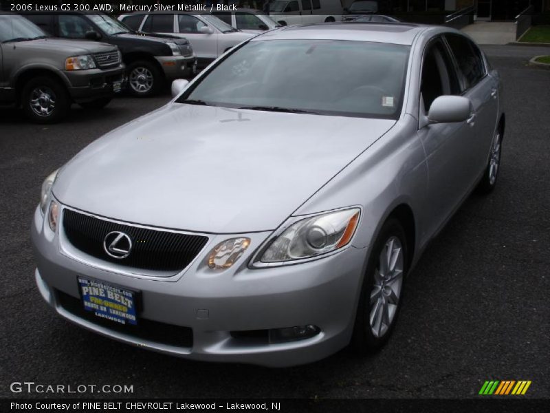 Mercury Silver Metallic / Black 2006 Lexus GS 300 AWD