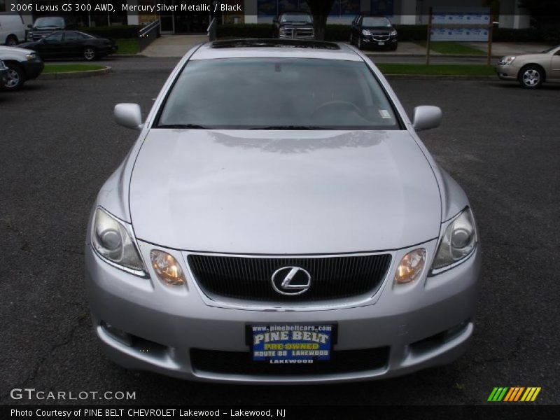 Mercury Silver Metallic / Black 2006 Lexus GS 300 AWD