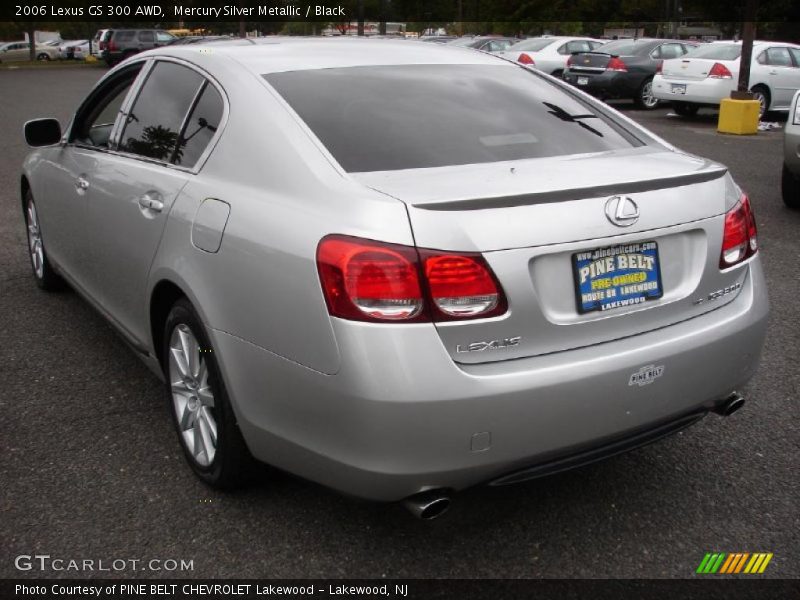 Mercury Silver Metallic / Black 2006 Lexus GS 300 AWD