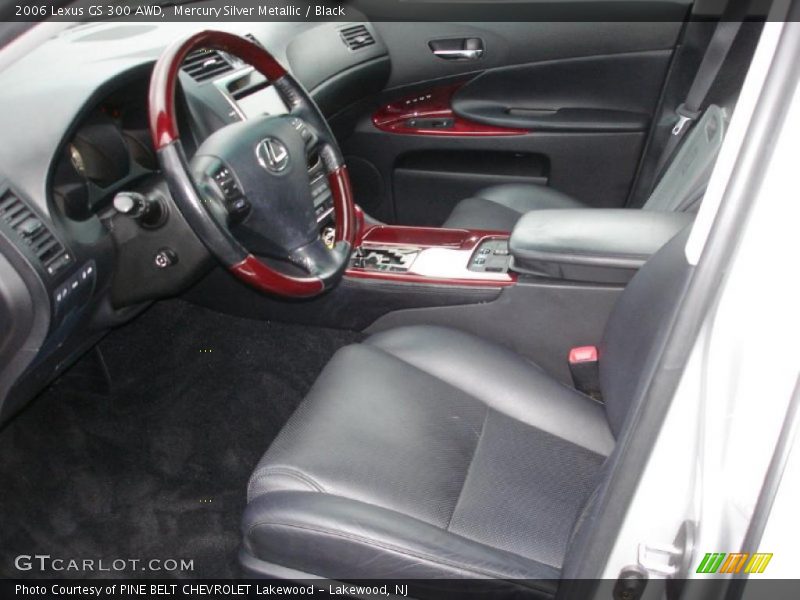 Mercury Silver Metallic / Black 2006 Lexus GS 300 AWD