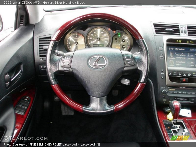 Mercury Silver Metallic / Black 2006 Lexus GS 300 AWD