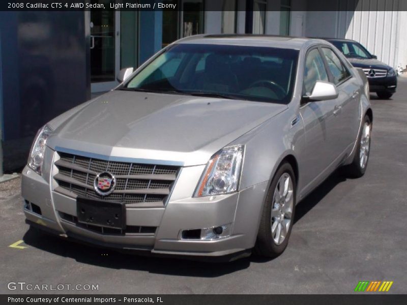 Light Platinum / Ebony 2008 Cadillac CTS 4 AWD Sedan