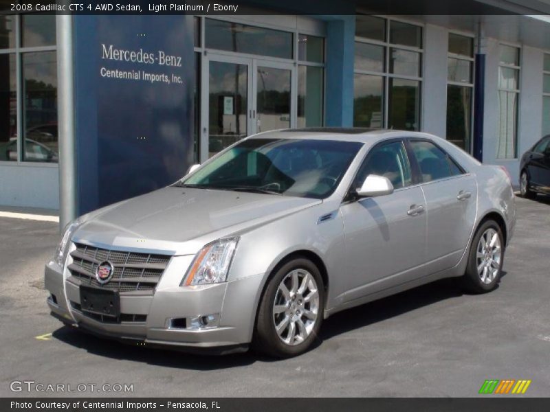 Light Platinum / Ebony 2008 Cadillac CTS 4 AWD Sedan