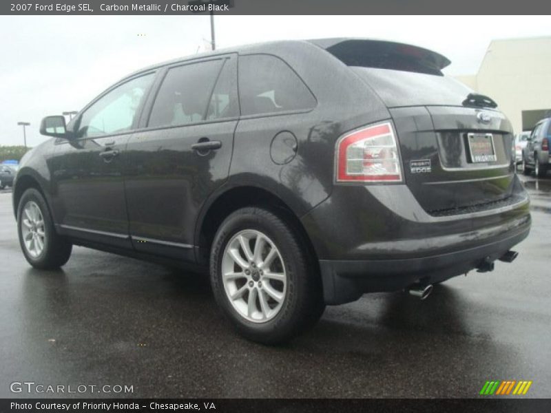 Carbon Metallic / Charcoal Black 2007 Ford Edge SEL