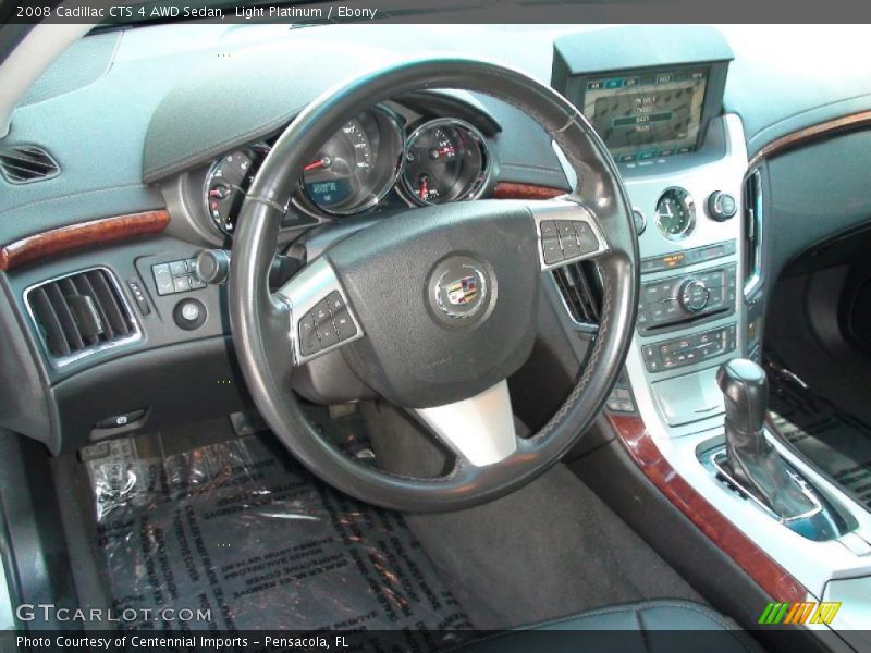 Light Platinum / Ebony 2008 Cadillac CTS 4 AWD Sedan
