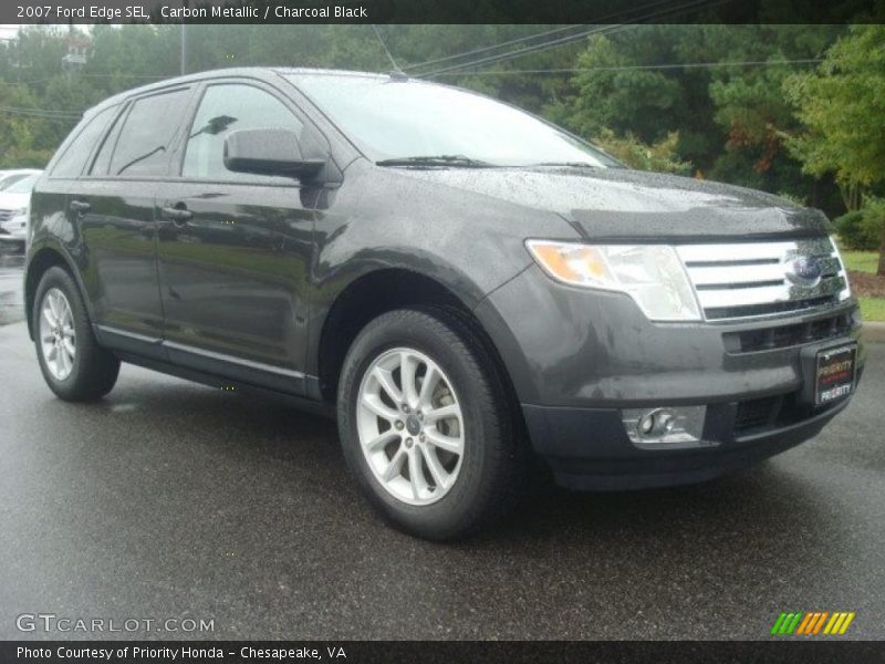 Carbon Metallic / Charcoal Black 2007 Ford Edge SEL