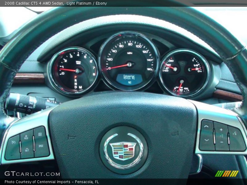 Light Platinum / Ebony 2008 Cadillac CTS 4 AWD Sedan