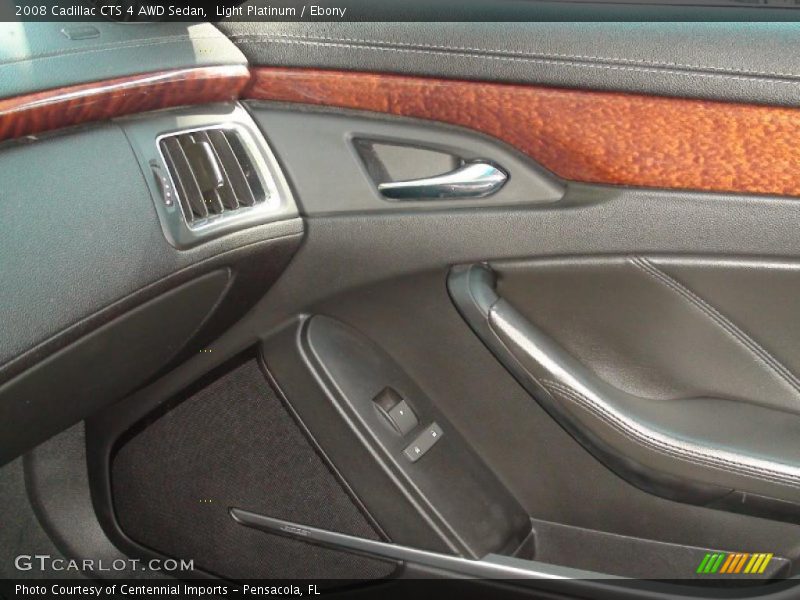 Light Platinum / Ebony 2008 Cadillac CTS 4 AWD Sedan