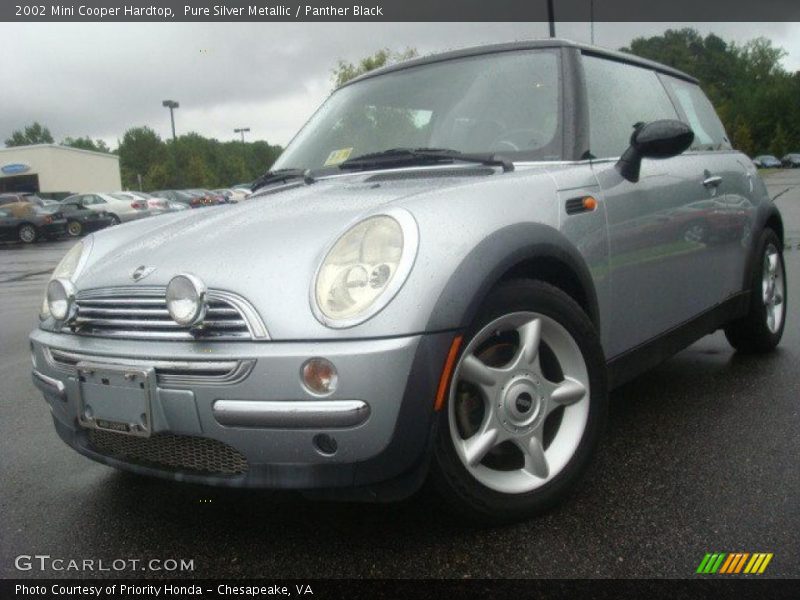 Pure Silver Metallic / Panther Black 2002 Mini Cooper Hardtop