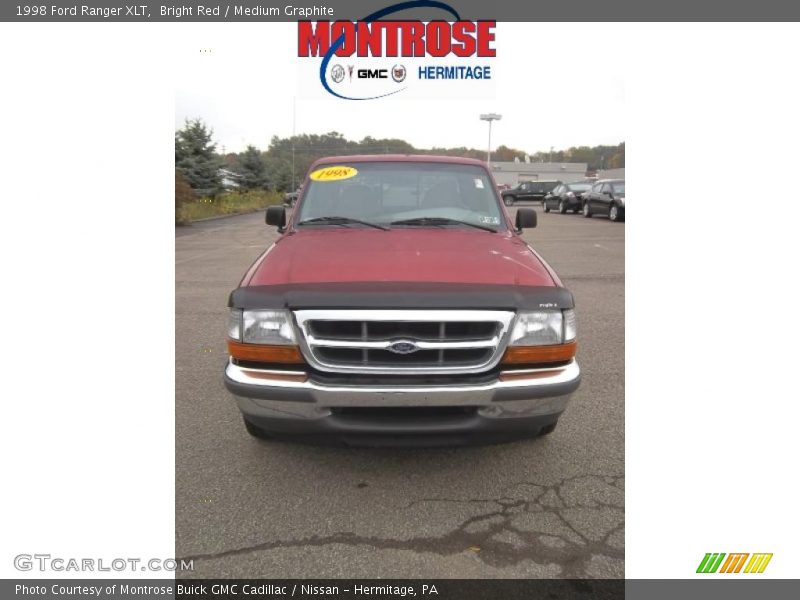 Bright Red / Medium Graphite 1998 Ford Ranger XLT