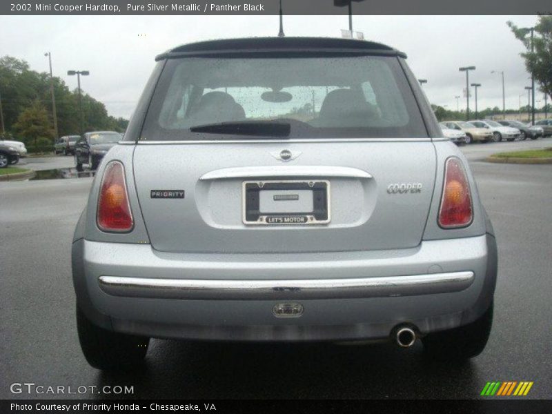 Pure Silver Metallic / Panther Black 2002 Mini Cooper Hardtop