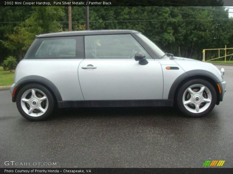 Pure Silver Metallic / Panther Black 2002 Mini Cooper Hardtop