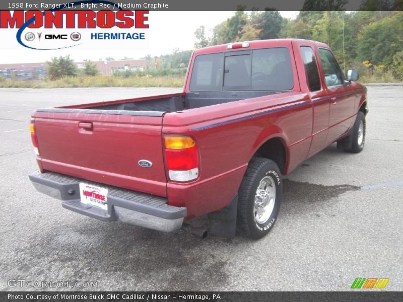 Bright Red / Medium Graphite 1998 Ford Ranger XLT