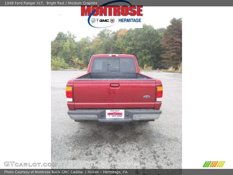 Bright Red / Medium Graphite 1998 Ford Ranger XLT