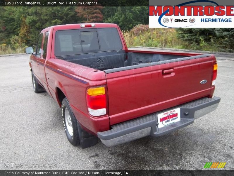 Bright Red / Medium Graphite 1998 Ford Ranger XLT
