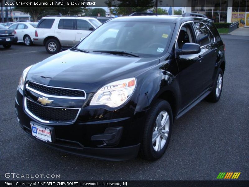Black / Jet Black 2010 Chevrolet Equinox LT AWD
