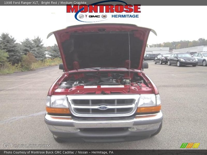 Bright Red / Medium Graphite 1998 Ford Ranger XLT