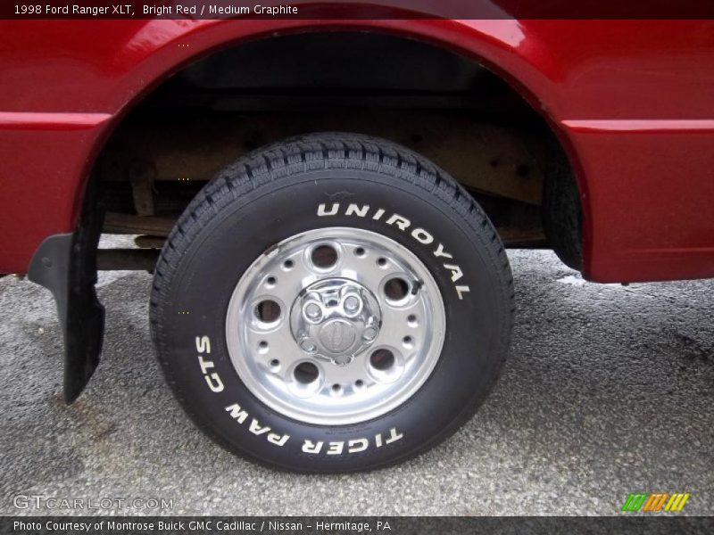 Bright Red / Medium Graphite 1998 Ford Ranger XLT