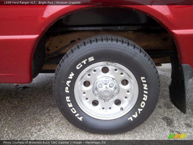 Bright Red / Medium Graphite 1998 Ford Ranger XLT
