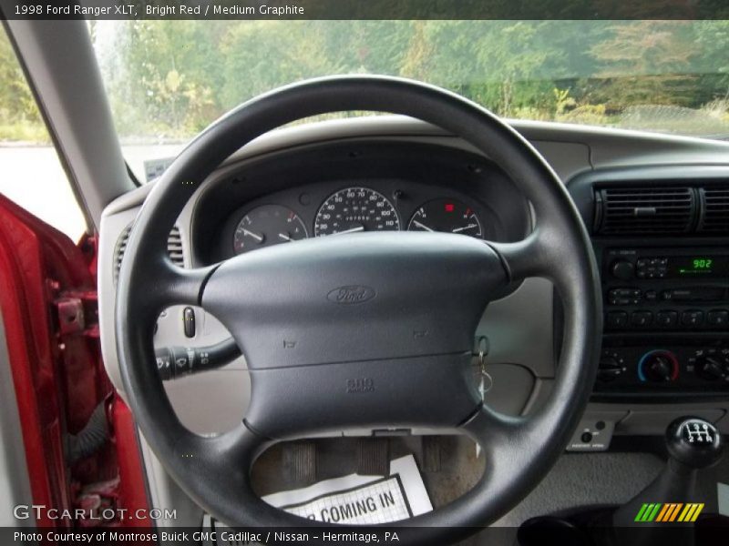 Bright Red / Medium Graphite 1998 Ford Ranger XLT