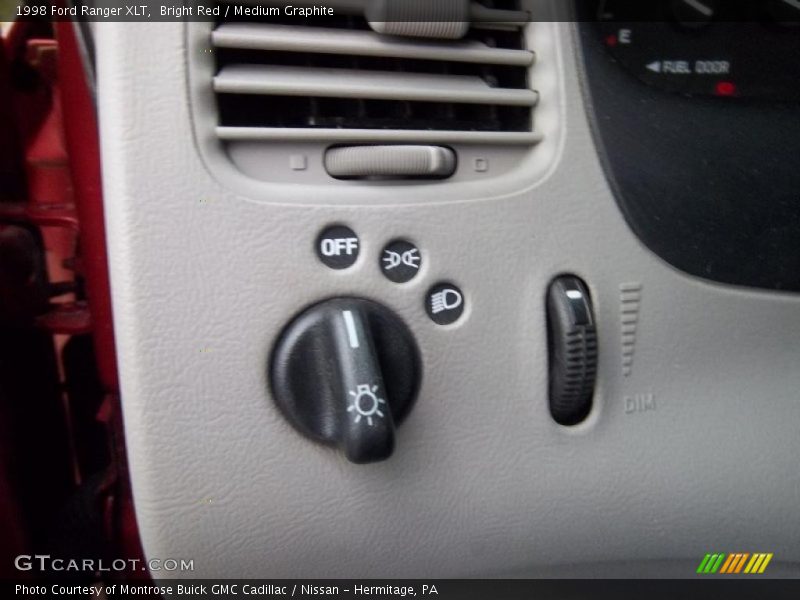 Bright Red / Medium Graphite 1998 Ford Ranger XLT