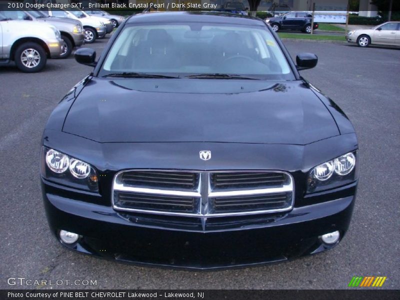 Brilliant Black Crystal Pearl / Dark Slate Gray 2010 Dodge Charger SXT