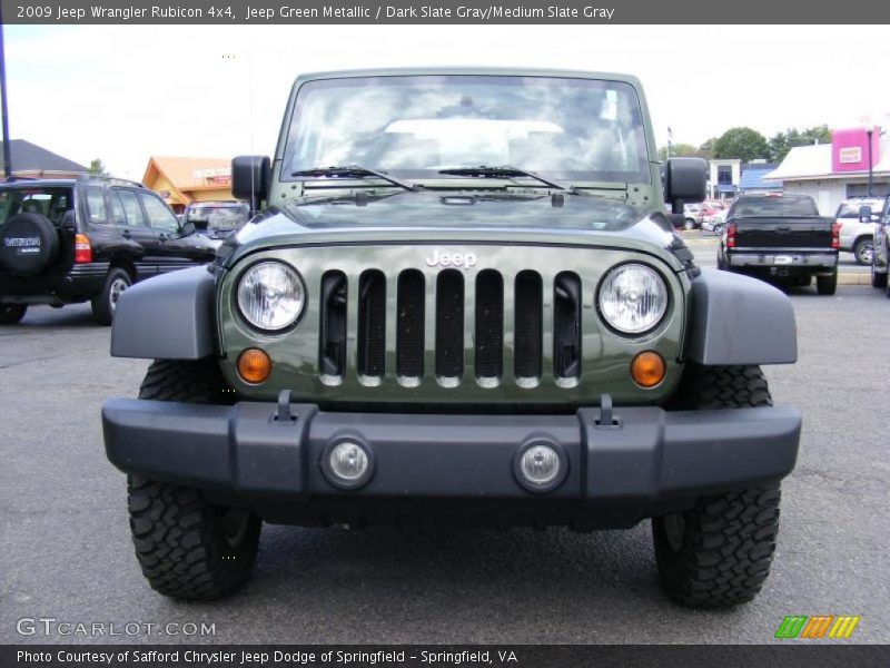 Jeep Green Metallic / Dark Slate Gray/Medium Slate Gray 2009 Jeep Wrangler Rubicon 4x4