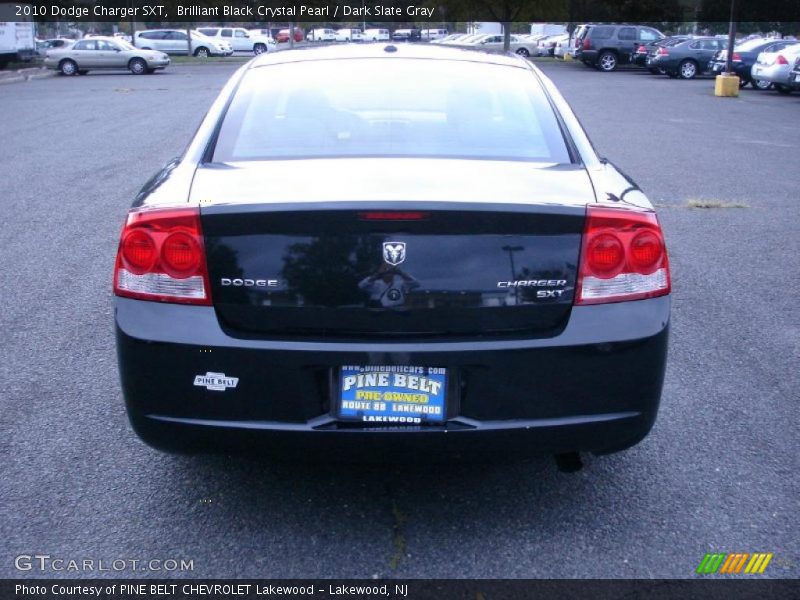 Brilliant Black Crystal Pearl / Dark Slate Gray 2010 Dodge Charger SXT