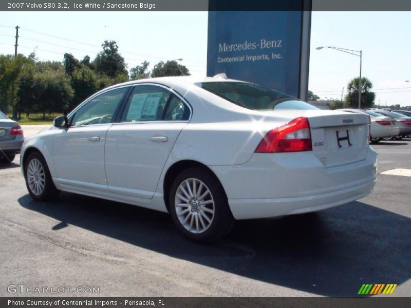 Ice White / Sandstone Beige 2007 Volvo S80 3.2